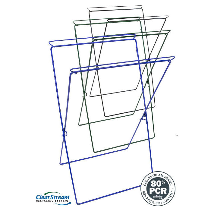 ClearStream SingleStream Recycling Frame steel finish.