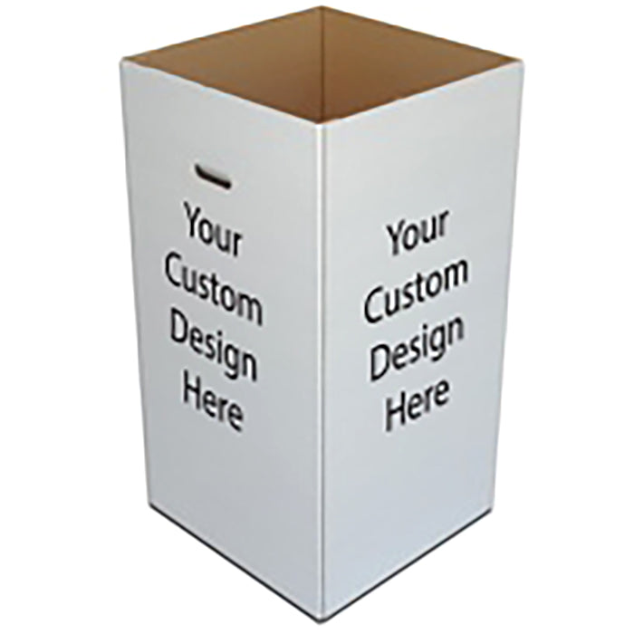 Custom Garbage Bin, Disposable Trash Cans, Cardboard Trash Cans