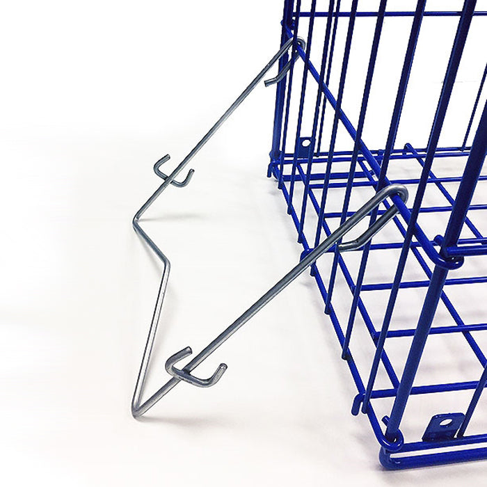 portable wire recycling bin resistant to wind