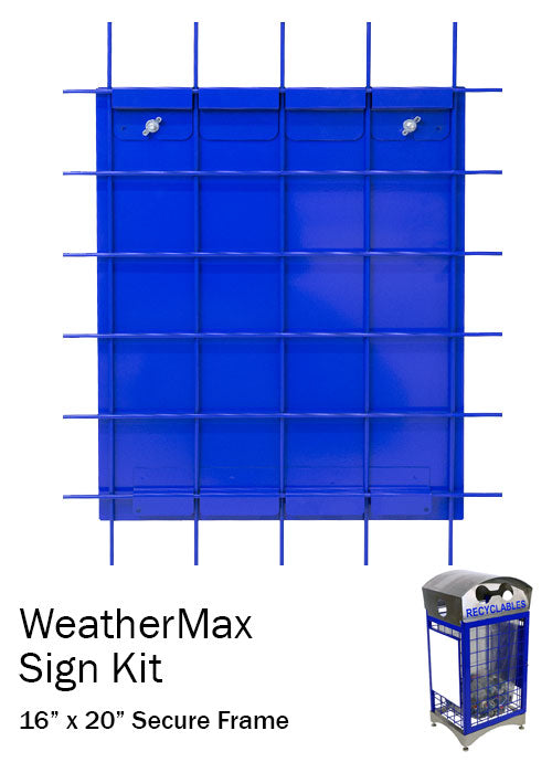 16"x20" 2-pack WeatherMax sign kits with frame and inserts