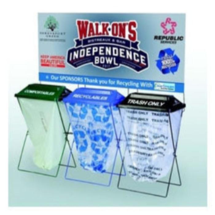 Double-sided custom digital banner printing for events