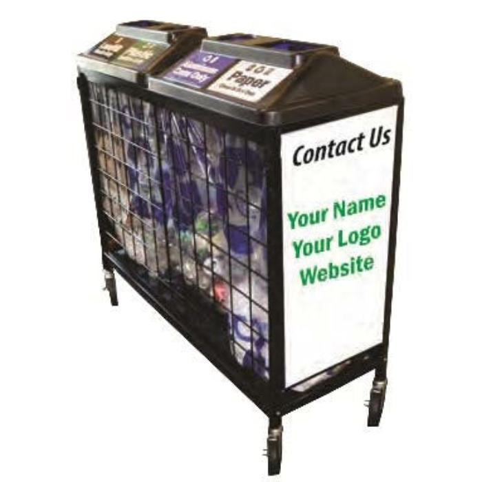 15x30 custom printed SortMax end sign panel