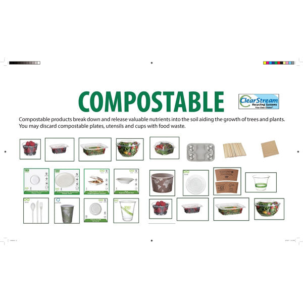 19x11 custom billboard sign insert for ClearStream station