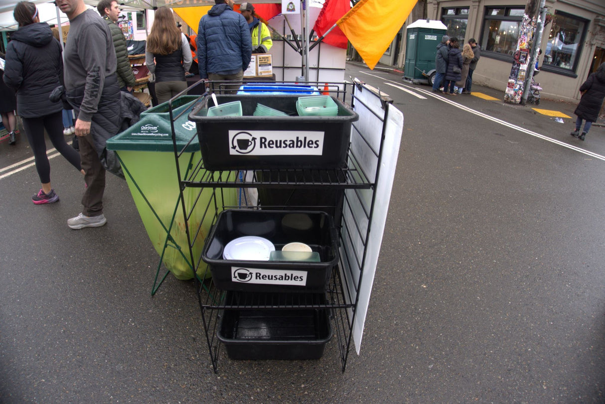 ReuseMax | Bus Tub Rack for Reusables