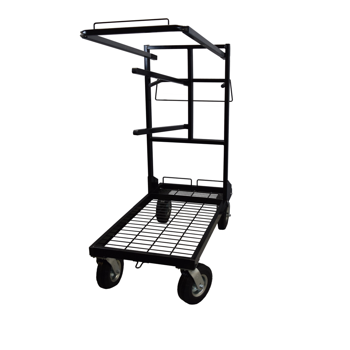 black recycling cart for clearstream bins and frames
