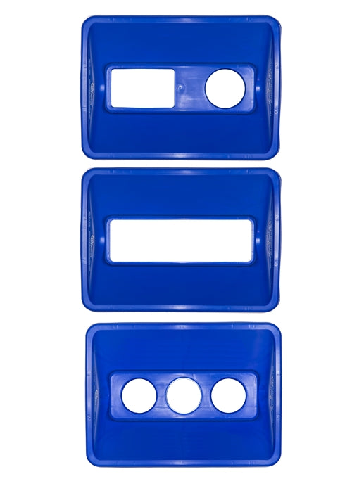 Customizable lid for ClearStream containers, select round or slot openings, add hot-stamped labels, built for event use