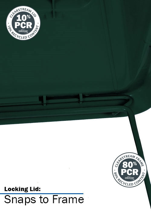 Close-up of PaperMax green lid labeled “Paper Only” for clean paper collection.