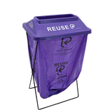 ReuseMax - Purple Reuse Bin | Reusable Collection Bins 5-Pack