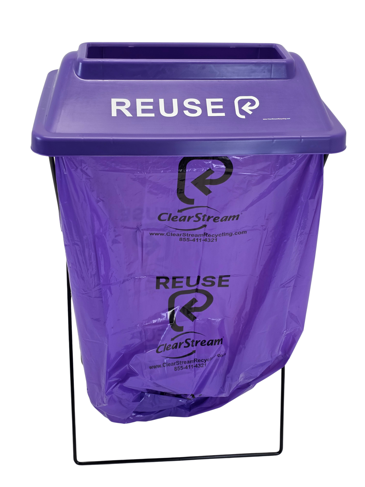 ReuseMax - Purple Reuse Bin | Reusable Collection Bins 5-Pack
