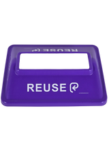 Purple REUSE Lid – Wide Mouth – 5 Pack – REUSE