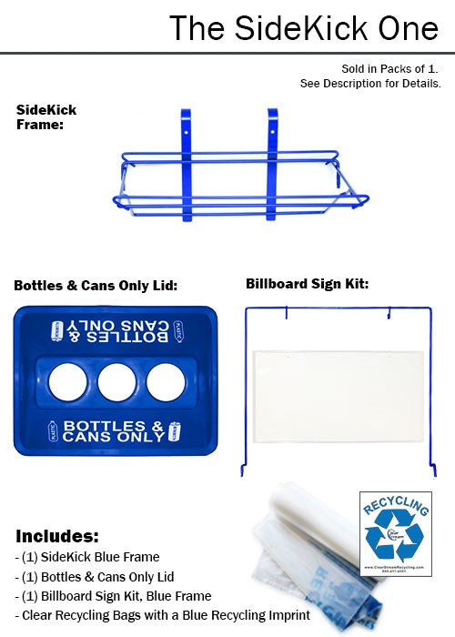 Buy SideKick One Recycling Bin for Commercial Events Business